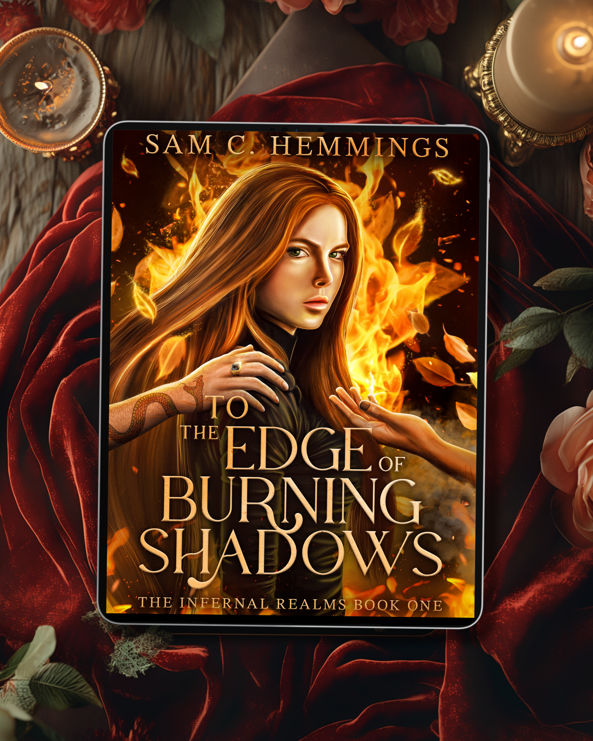 To the Edge of Burning Shadows by Sam C. Hemmings To the Edge of Burning Shadows by Sam C. Hemmings Book Cover